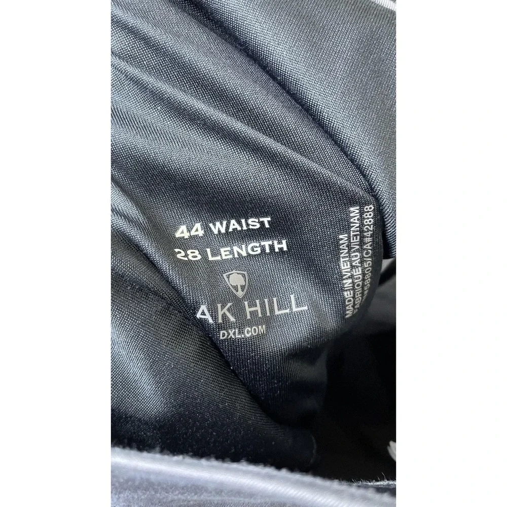 Oak Hill Pants Mens 44x28 Gray‎ Relaxed Fit Dress Slacks Big Tall Flat Front
